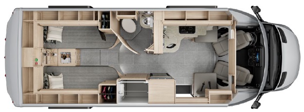 2024 LEISURE UNITY 24TB, , floor-plans-day image number 0